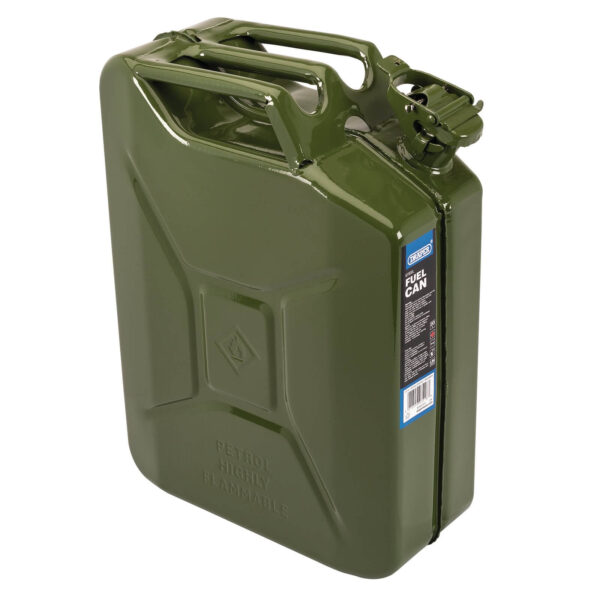 Draper Steel Jerry Can 20l Green