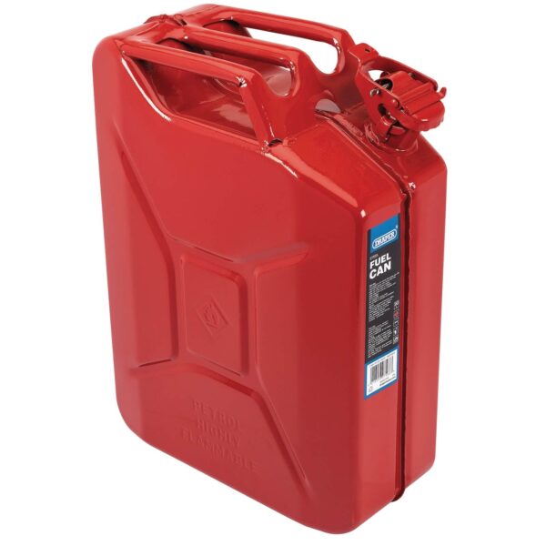Draper Steel Jerry Can 20l Red