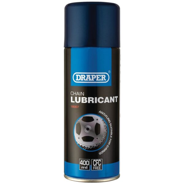 Draper Chain Lubricant Spray 400ml