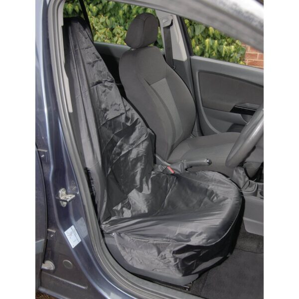 Draper Polyester Single Front Seat Cover Side Airbag Compatible