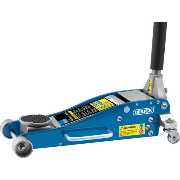 Draper TJAS250 Quick Lift Aluminium/Steel Trolley Jack 2.5 Tonne