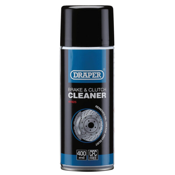 Draper Brake and Clutch Cleaner Spray 400ml