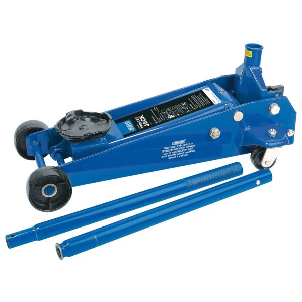 Draper 3t Heavy Duty Garage Trolley Jack 3 Tonne