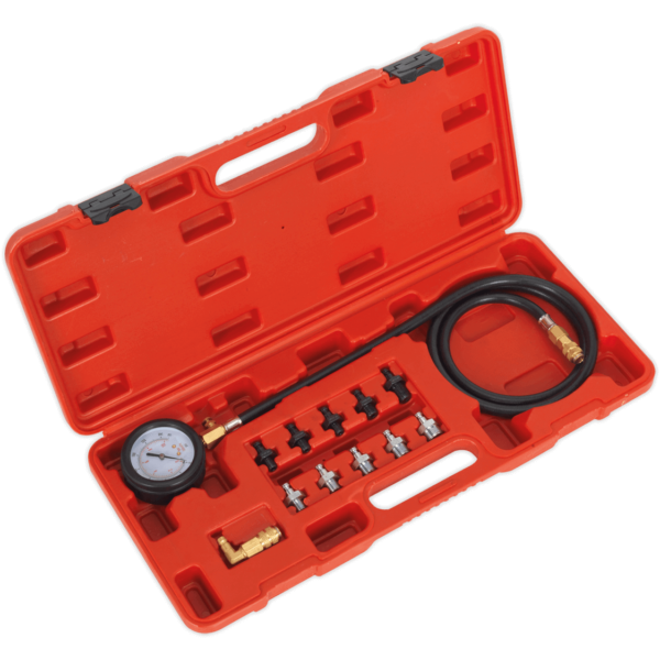 Sealey 12 Piece Oil Pressure Test Kit